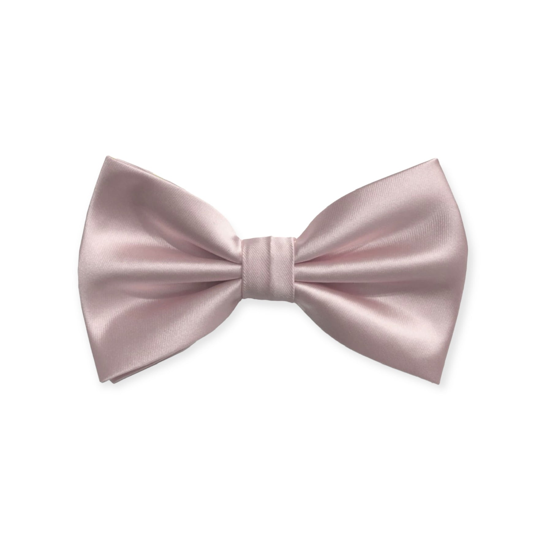 Solid Lt. Pink Bow Tie and Hanky